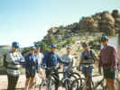 Getting ready to ride the Porcupine Rim Trail.