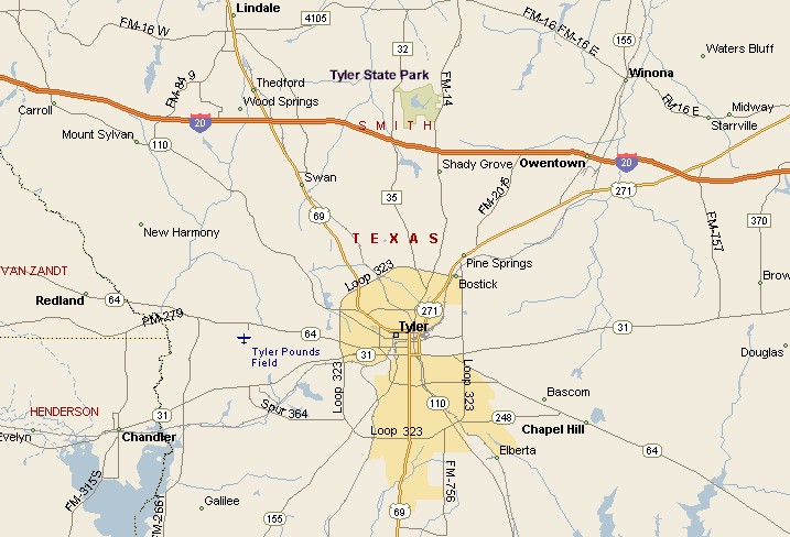 map of tyler texas and surrounding cities Business Ideas 2013 Map Of Tyler Texas Area map of tyler texas and surrounding cities