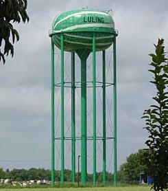 Luling Texas Watermelon Water Tower