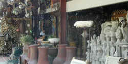Pottery and Chimineas in the International Market.
