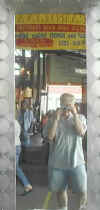 A large mirror for sale in the International Market.