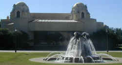 Dallas Fair Park has a lot of fountains