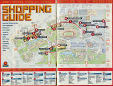 A Shopping Guide Map showing you where to shop at the State Fair of Texas.
