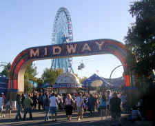 The Midway sign at the State Fair of Texas.