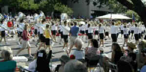 Arlington 4th of July Parade Big High School Marching Band