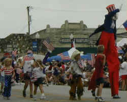 Granbury 4th of July Parade Uncle Sam