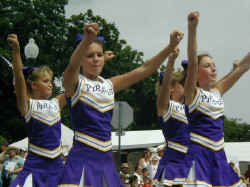 Granbury 4th of July Parade Cheerleaders
