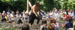 a classic 16th Century English Mud Pit Show in Texas...