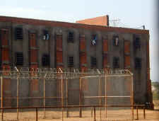 Soma Prison concertina wire enclosure