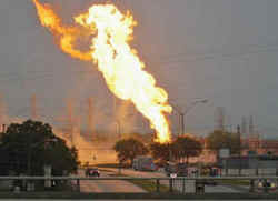 An east Fort Worth gas fireball.