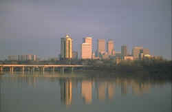 The Tulsa skyline.