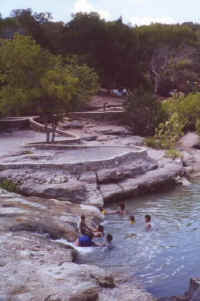 Honey Creek in Turner Falls Park
