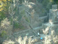 Looking down on the Castle from the Overlook above Turner Falls Park, Oklahoma.