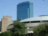 Another view of the Fort Worth Convention Center in downtown Fort Worth.