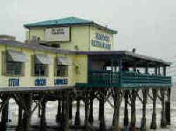 A restaurant on a Galveston pier