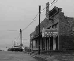 The Last Picture Show Theater called the Royal Theater. In Archer City.