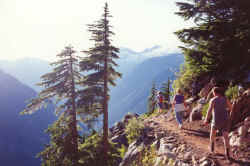 Cascade Pass Trail in North Cascades National Park.