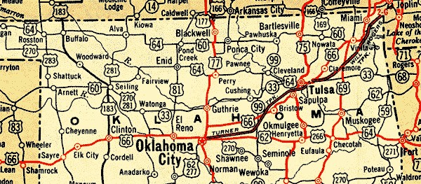 Route 66 Map 